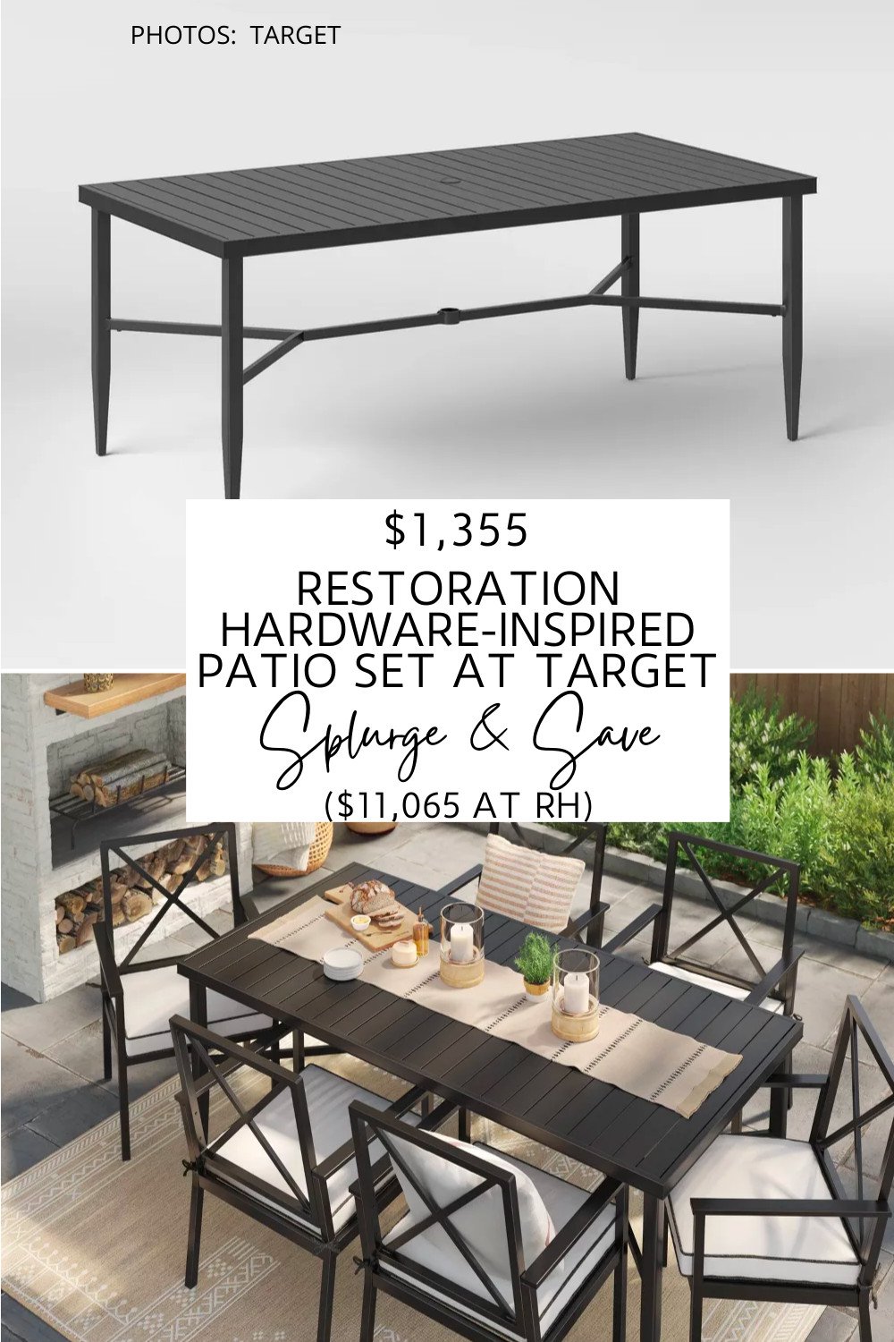 Restoration hardware metal outdoor furniture outlet